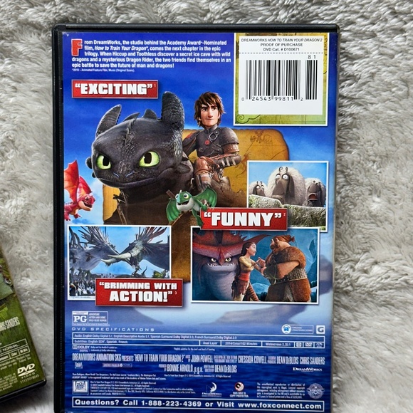 How to Train Your Dragon Trilogy Collection With The Hidden World in Blu-Ray - Picture 6 of 8